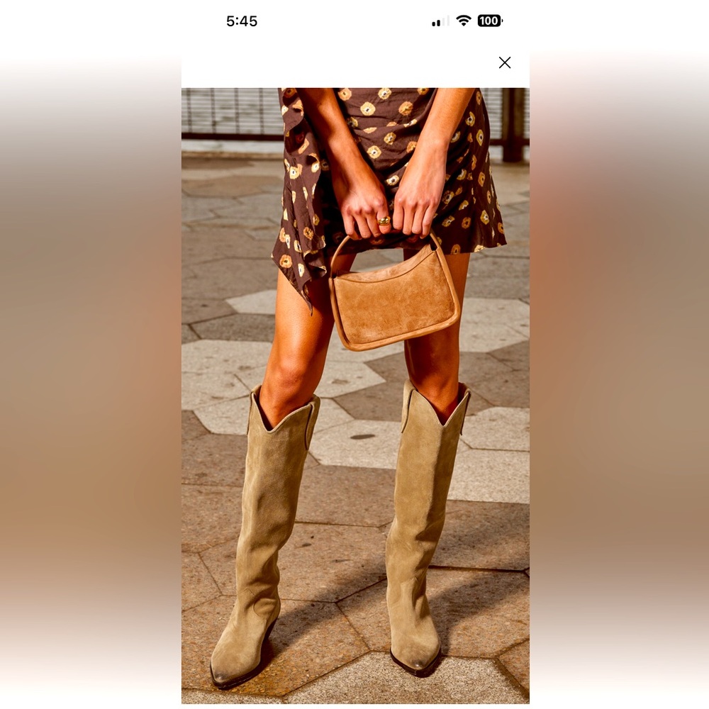 Isabel Marant Denvee boots, taupe